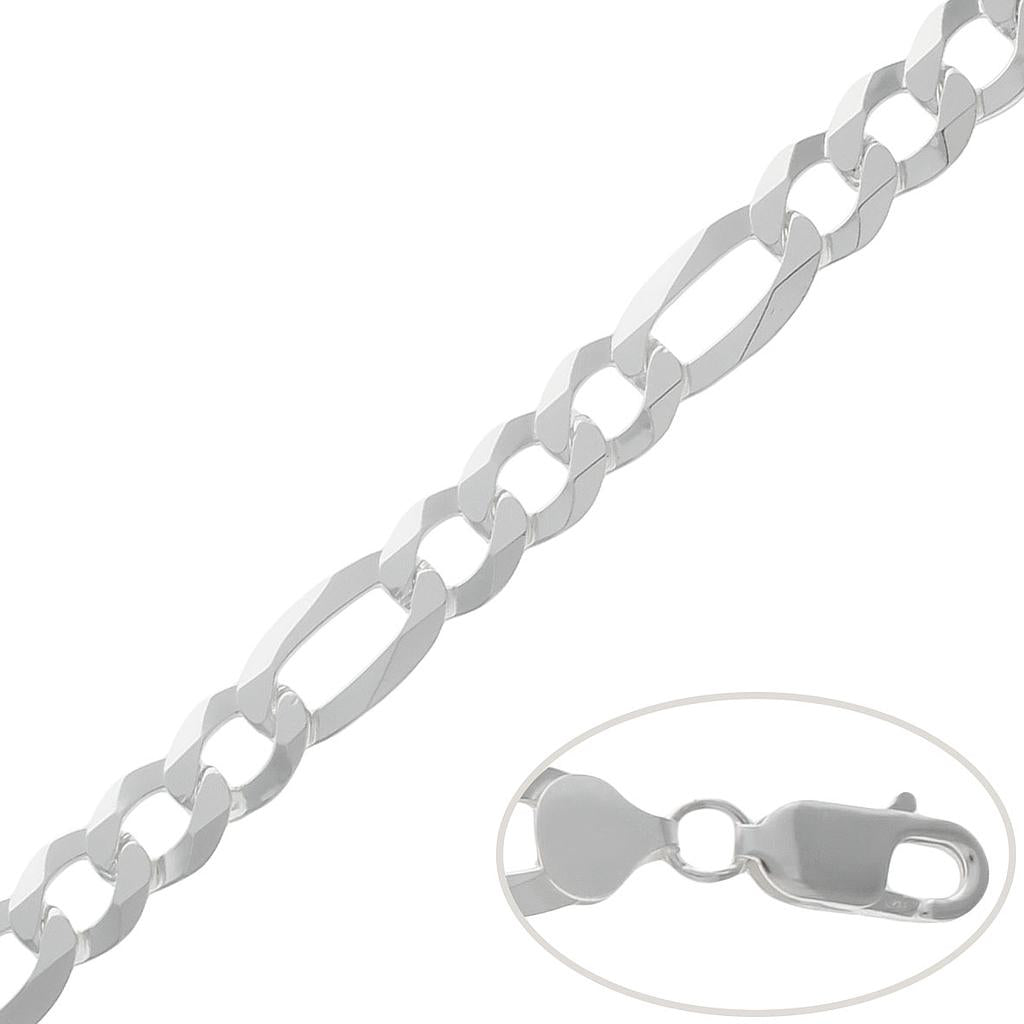 Cadena Plata de Primera Ley 3x1 CARTIER 10 mm