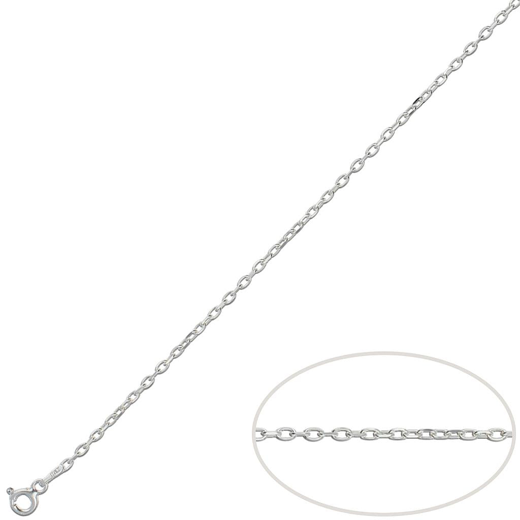 Cadena Plata de Primera Ley FORZADA 1 mm