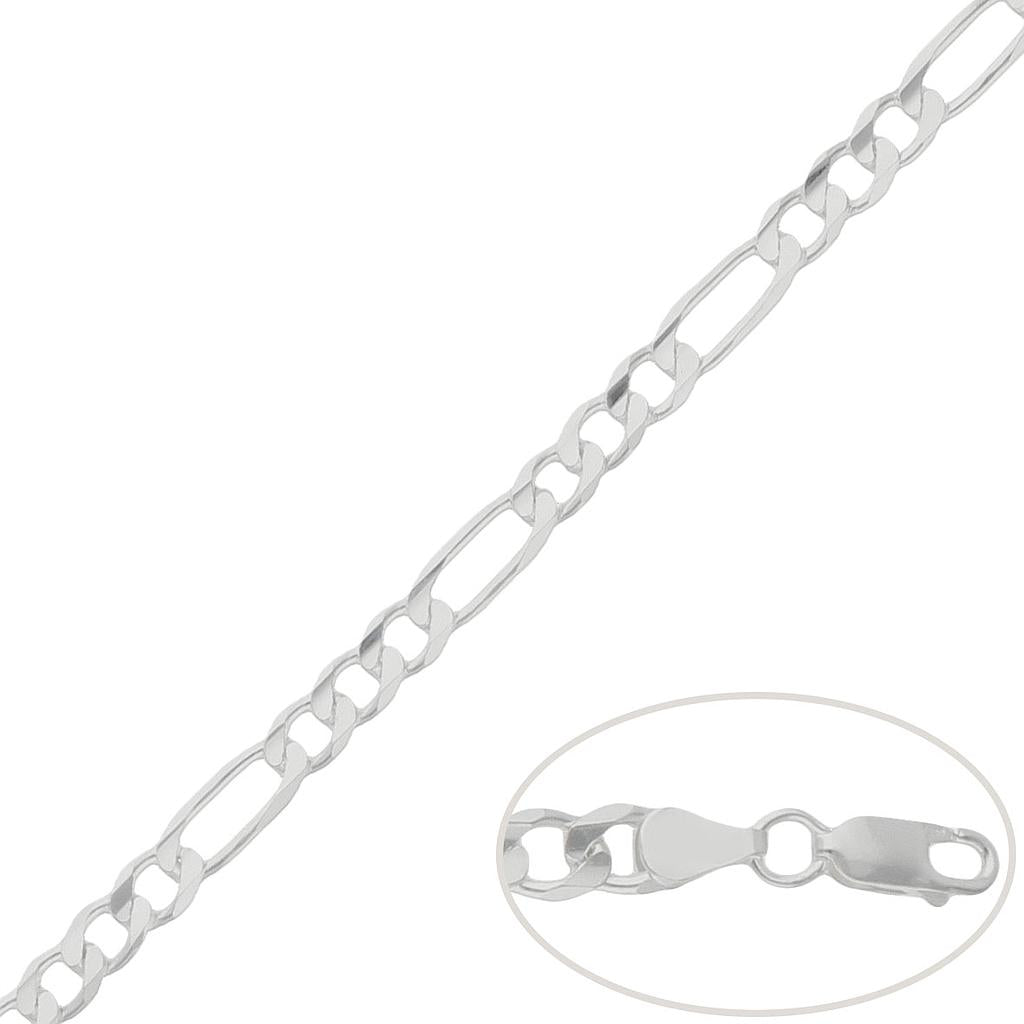 Cadena Plata de Primera Ley 3x1 CARTIER 6 mm