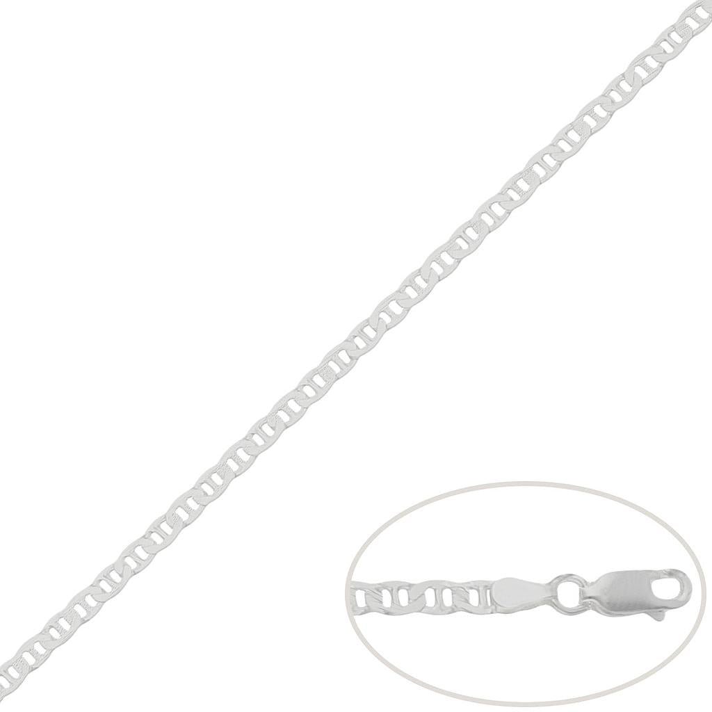 Cadena Plata de Primera Ley ANCLA 3 mm