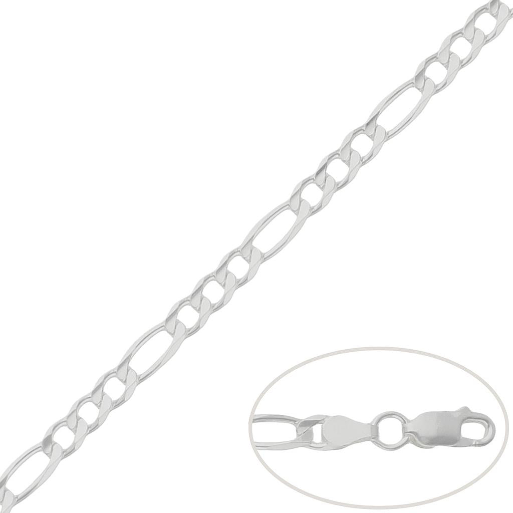 Cadena Plata de Primera Ley 3x1 CARTIER 5 mm
