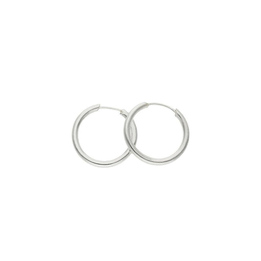 Pendientes Plata de Primera Ley AROS LISOS 2MM