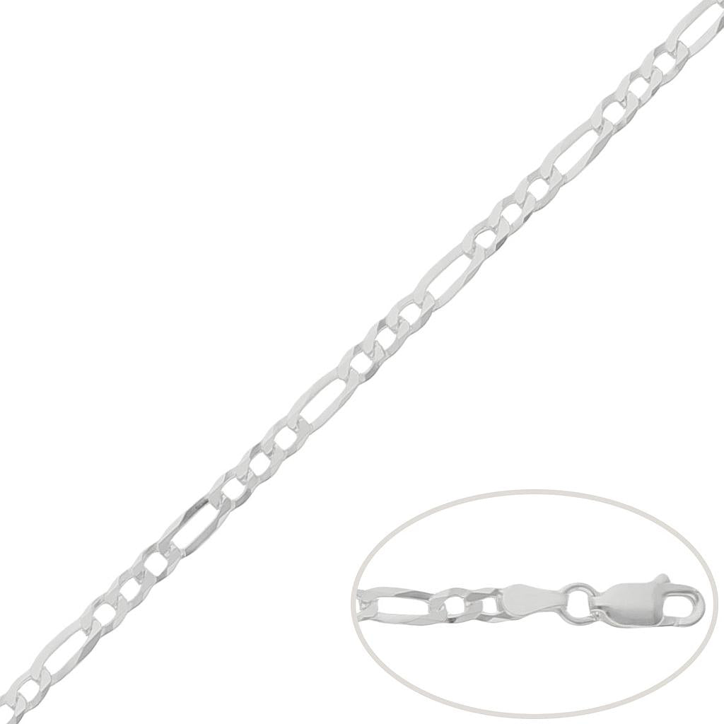 Cadena Plata de Primera Ley 3x1 CARTIER 4 mm