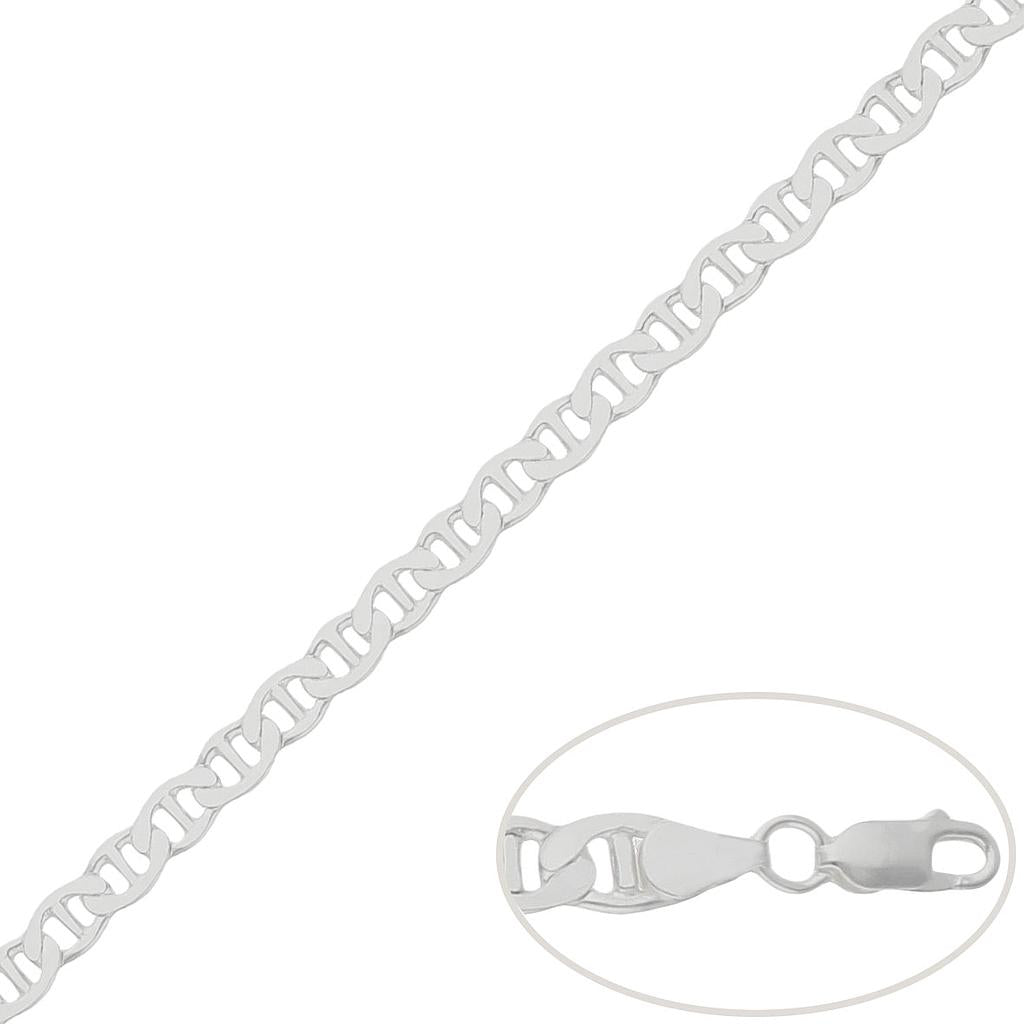 Cadena Plata de Primera Ley ANCLA 5,5 mm