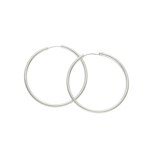 Pendientes Plata de Primera Ley AROS LISOS 2MM