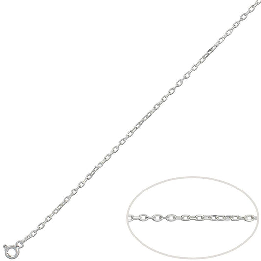 Cadena Plata de Primera Ley FORZADA 1 mm