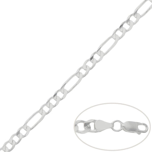 Cadena Plata de Primera Ley 3x1 CARTIER 6 mm