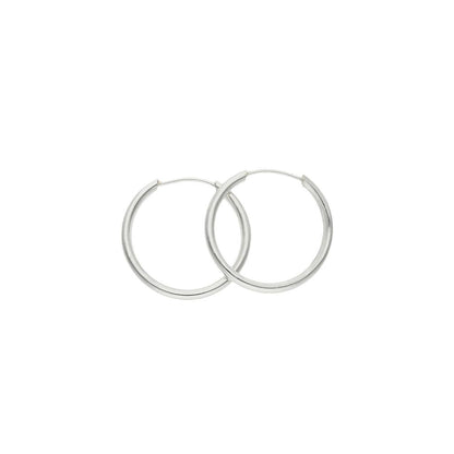 Pendientes Plata de Primera Ley AROS LISOS 2MM