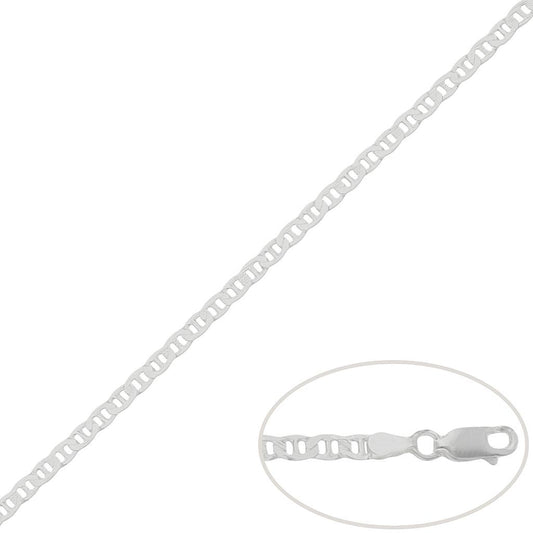 Cadena Plata de Primera Ley ANCLA 3 mm