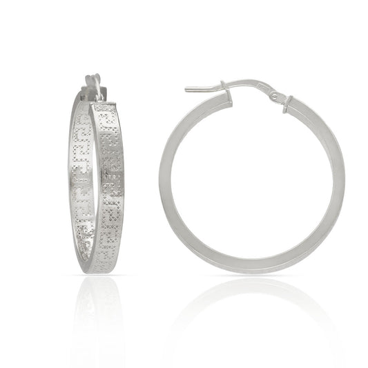 Pendientes Plata de Primera Ley GRECA