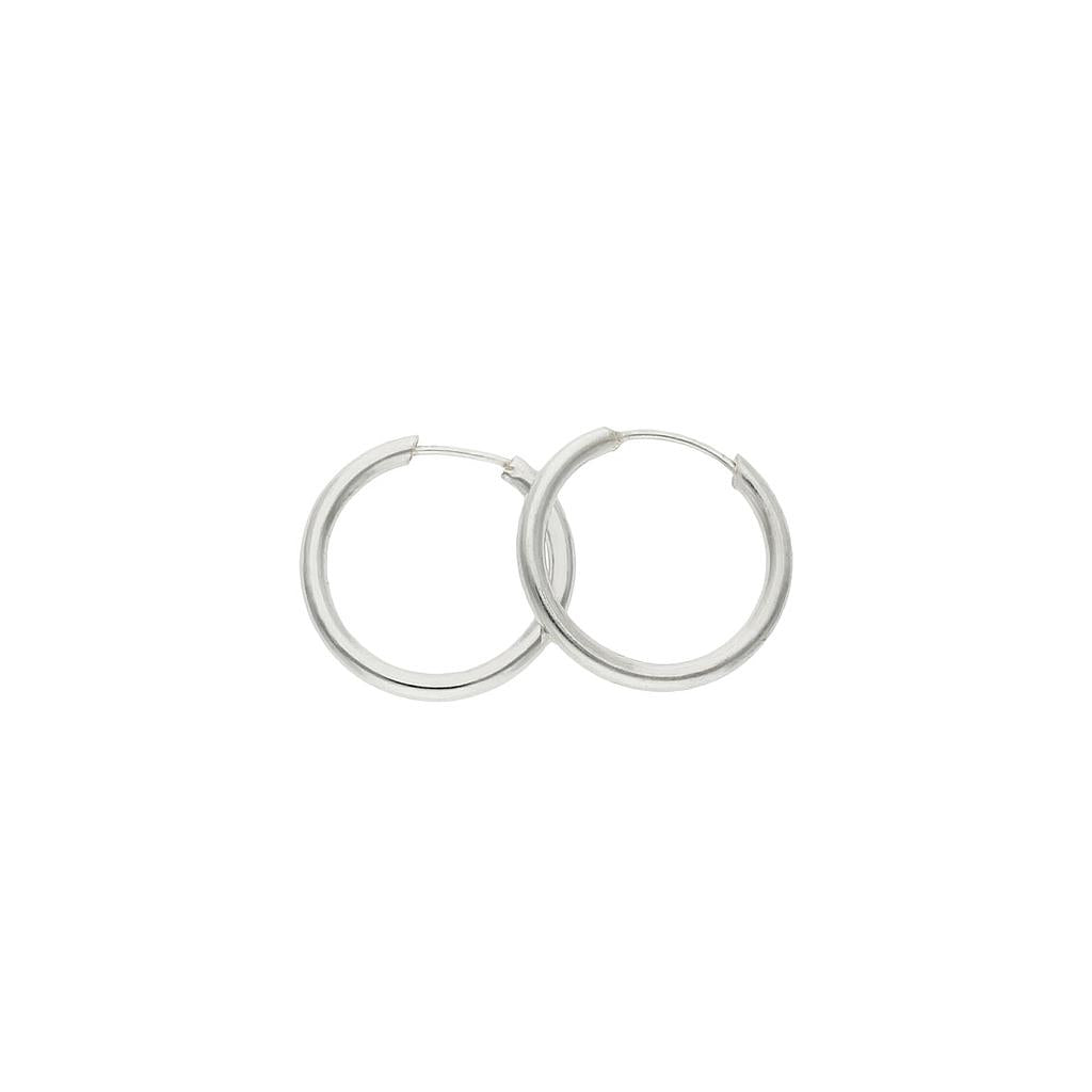 Pendientes Plata de Primera Ley AROS LISOS 2MM