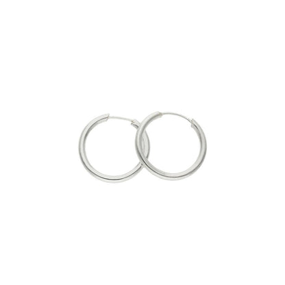 Pendientes Plata de Primera Ley AROS LISOS 2MM