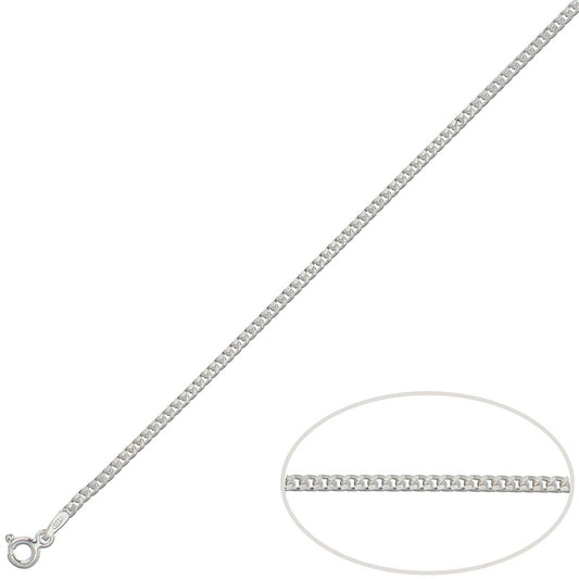 Cadena Plata de Primera Ley BARBADA 2 mm