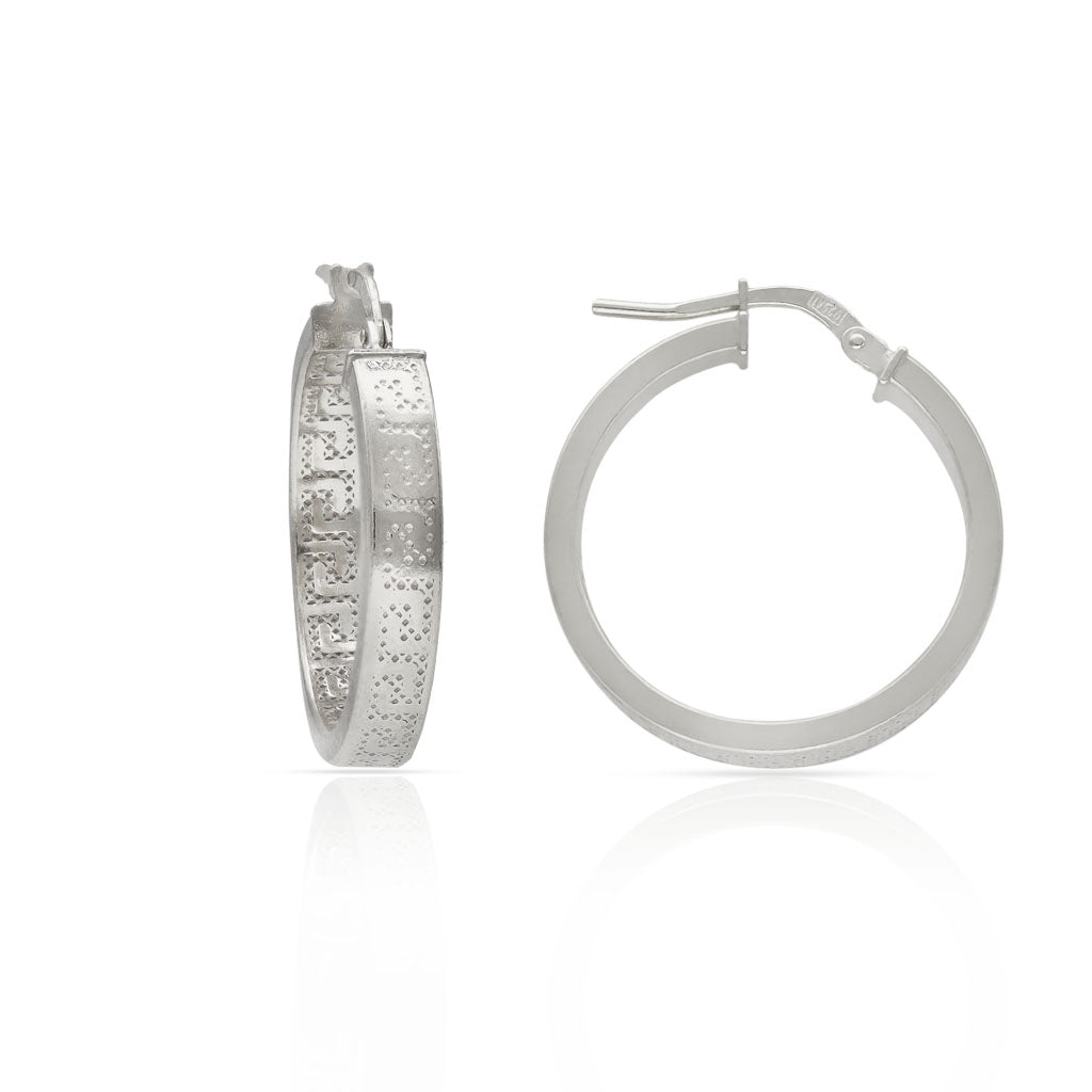 Pendientes Plata de Primera Ley GRECA