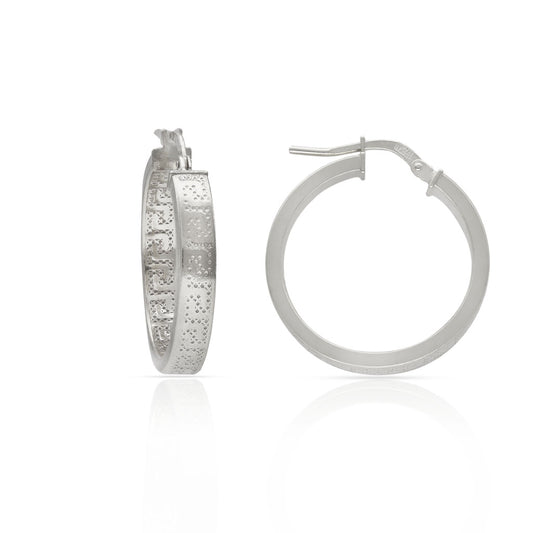 Pendientes Plata de Primera Ley GRECA