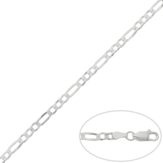 Cadena Plata de Primera Ley 3x1 CARTIER 4 mm