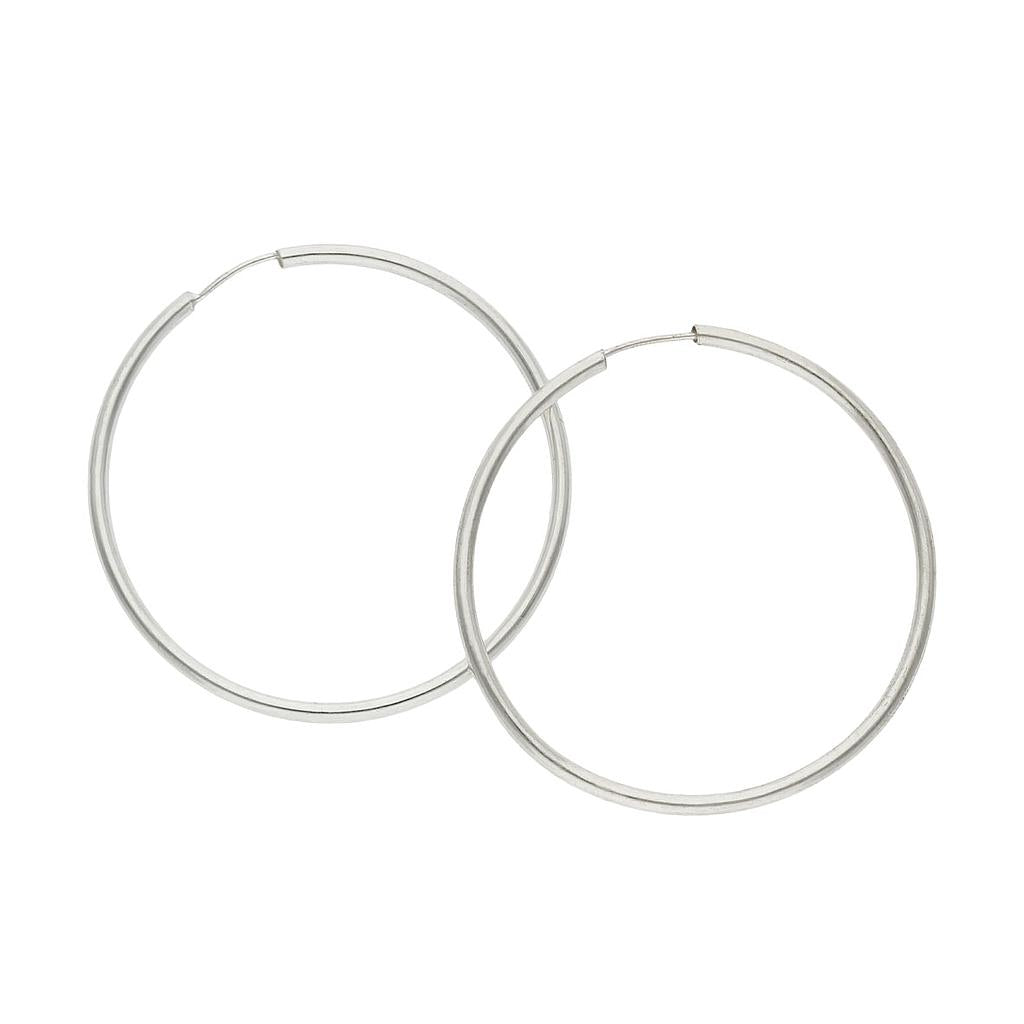 Pendientes Plata de Primera Ley AROS LISOS 2MM