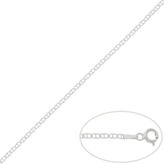 Cadena Plata de Primera Ley ANCLA 2 mm