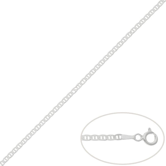 Cadena Plata de Primera Ley ANCLA 2,5 mm