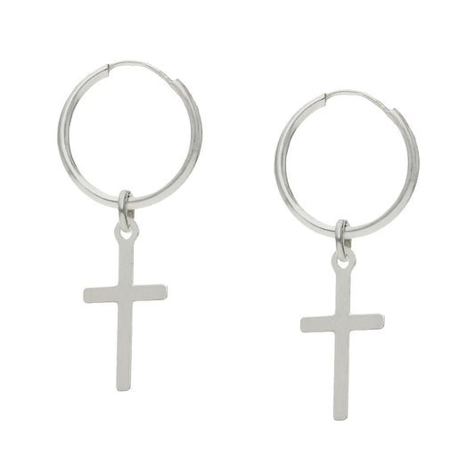 Pendientes Plata de Primera Ley CRUZ